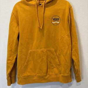 Vans “Off The Wall” Mustard Yellow Pullover Hoodie – Size Small